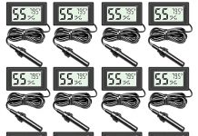 12-Pack LCD Digital Hygrometer Review: Is It Worth the Investment for Reptile & Greenhouse Care?